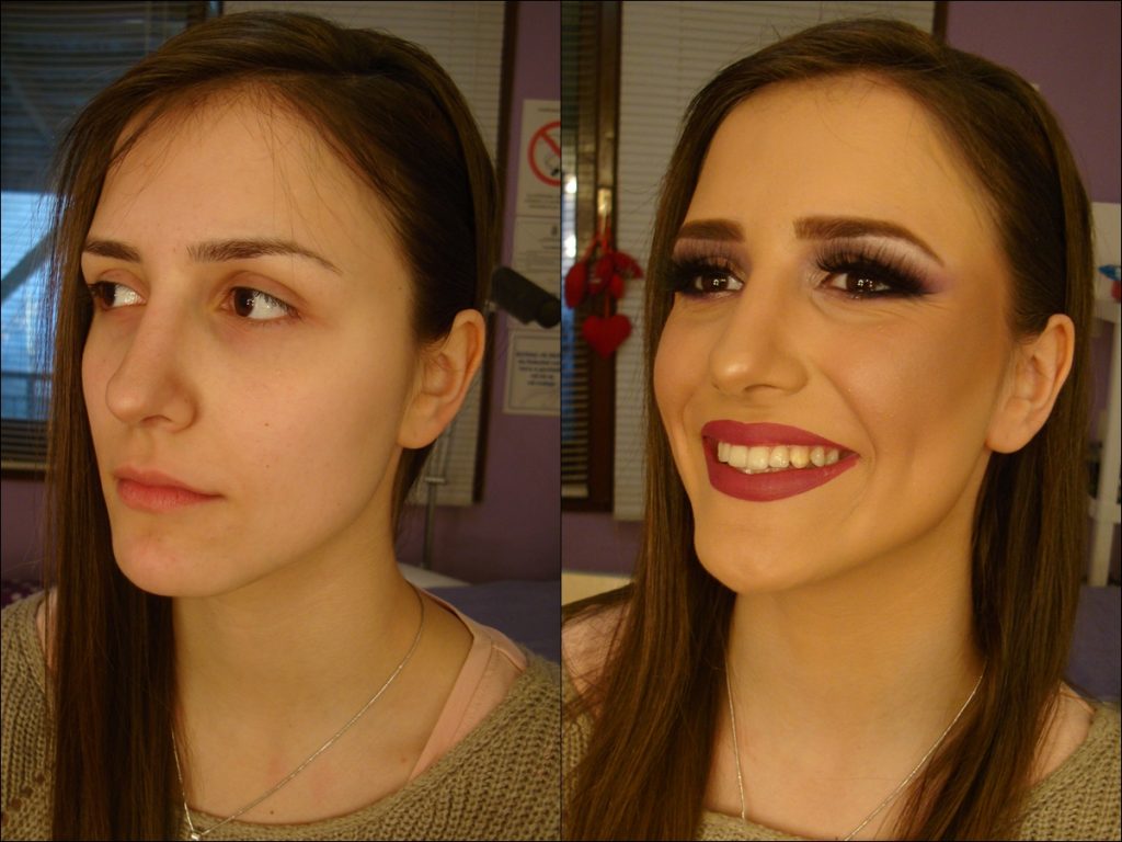 šminka (pre i posle)